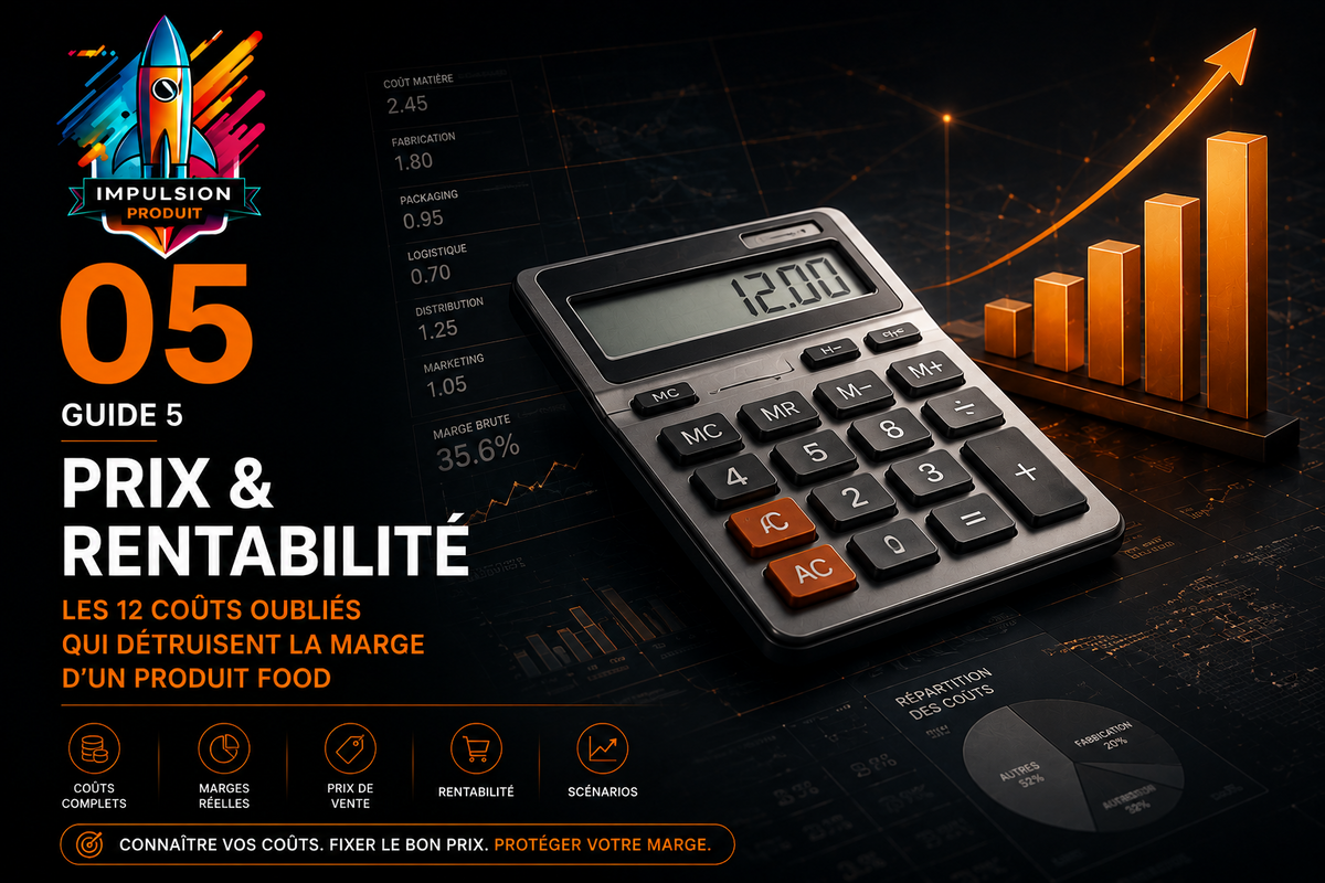 FOOD PRODUCT LAUNCH SYSTEM™ Guide 5 — Calculer le prix et la rentabilité de son produit food (PDF)