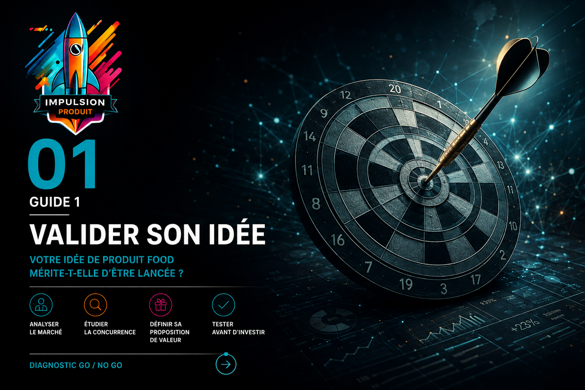 FOOD PRODUCT LAUNCH SYSTEM™ Guide 1 — Valider son idée de produit food (PDF)